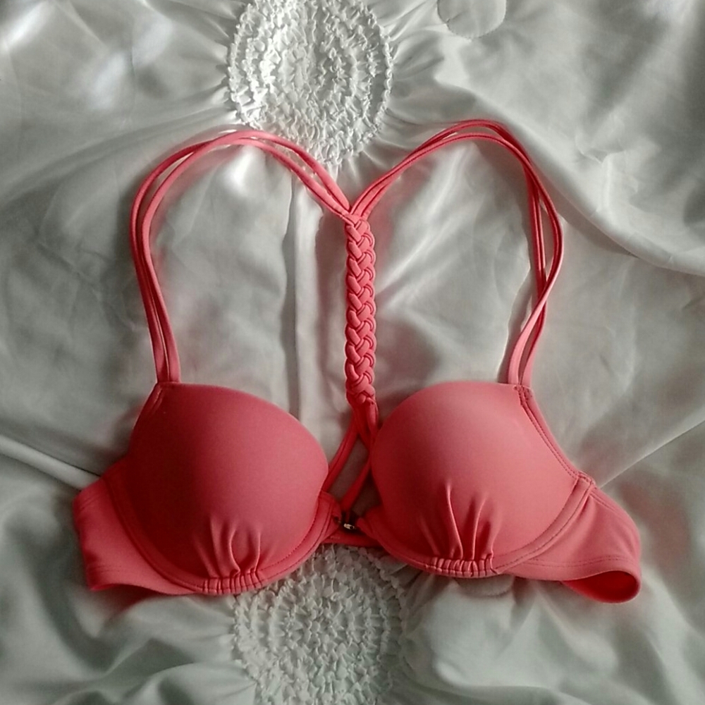 Like New Aerie Blakely Front Close Bikini Top
